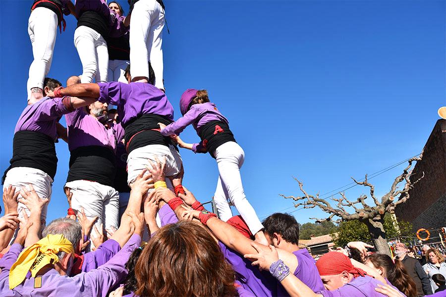 Els Castellers de Figueres, a Crespià!